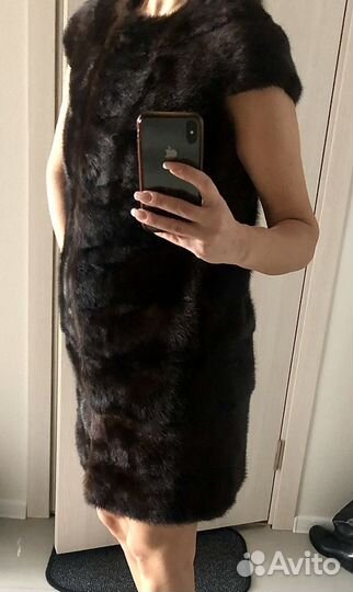 Жилетка норковая размер S