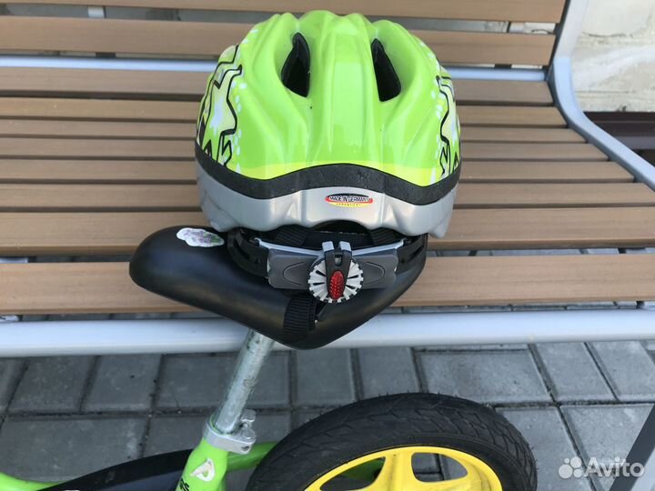 Беговел детский pukyот 2 лет в комплекте со шлемом