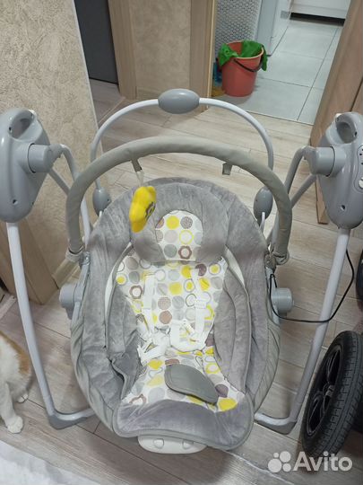 Детские качели шезлонг