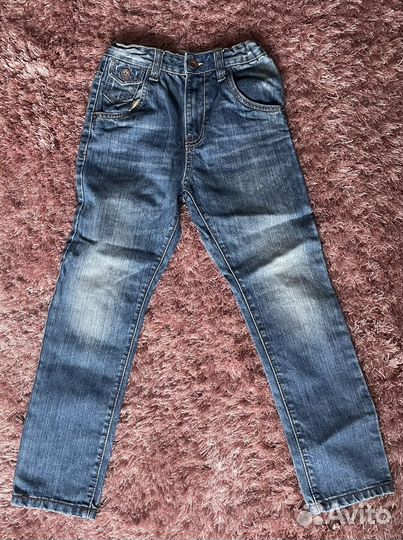 Джинсы 128 рост внутри резинка