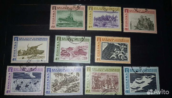 Почтовые марки. Живопись ссср,Польша, Монголия