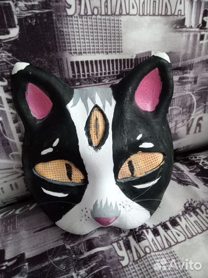 Маска кошки для квд