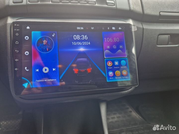 Магнитола 2 din android 9 дюймов Skoda fabia 2008