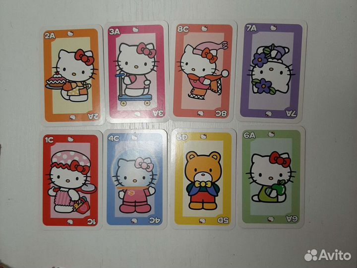 Hello Kitty (карты, кошелёк, шнурки, заплатки)