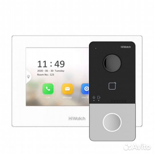 HiWatch DS-D100ikwf Комплект IP Wi-Fi видеодомофон