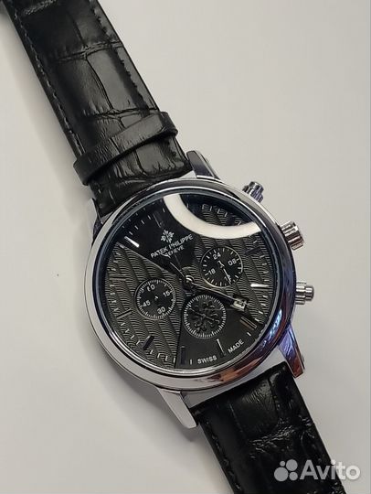 Наручные часы Patek Philippe с кожаным ремешком