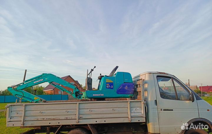 Услуги миниэкскаватора