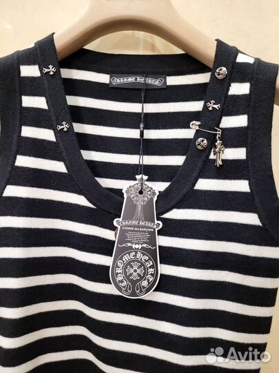 Шикарный топ женский chrome hearts xs-s