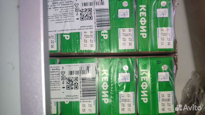 Кефир и творог агуша по 20 р