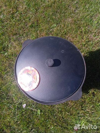 Казан чугунный 8 литров новый