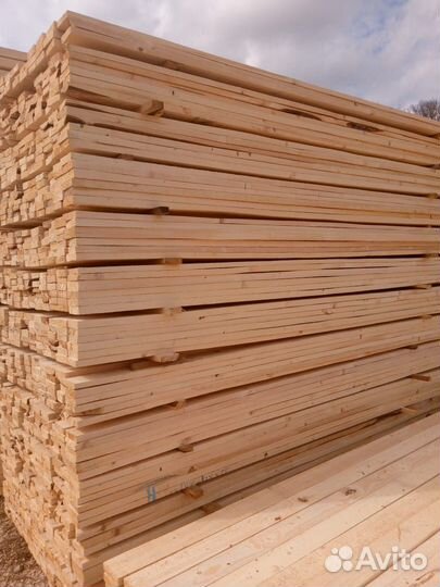 Доска обрезная 25х100 мм, 2 сорт
