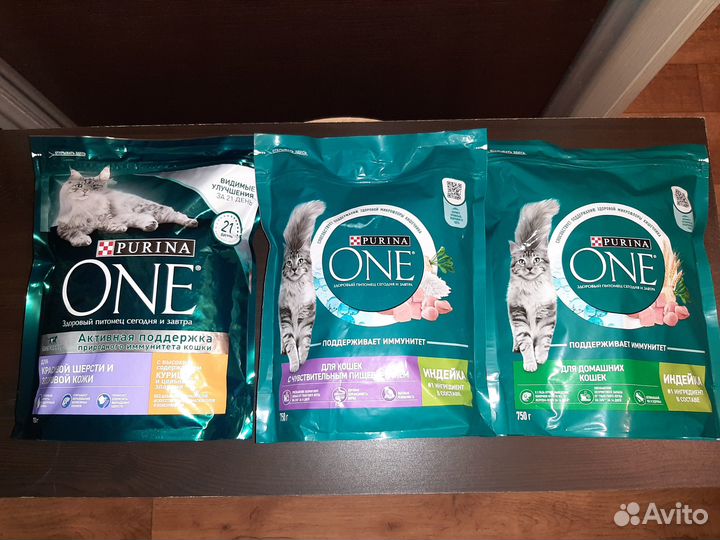 Сухой корм для взрослых кошек, Purina ONE 750г