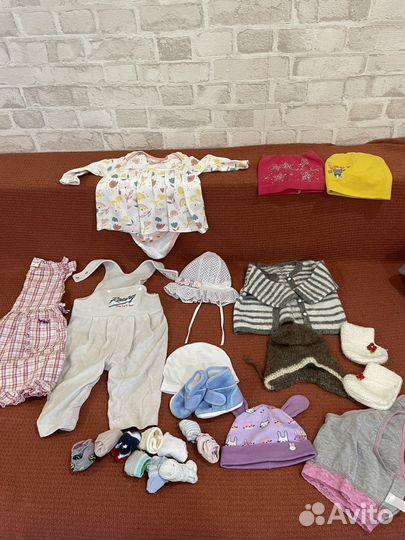 Коробка вещей на девочку