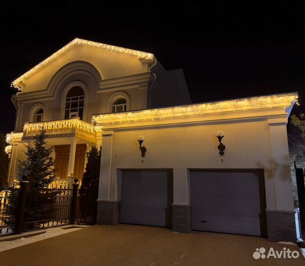 Новогоднее украшение частных домов и др.объектов