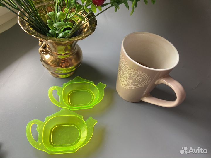 Подставка для чайных пакетиков пластик 2 шт