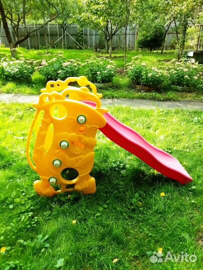 Детская горка пластиковая бу