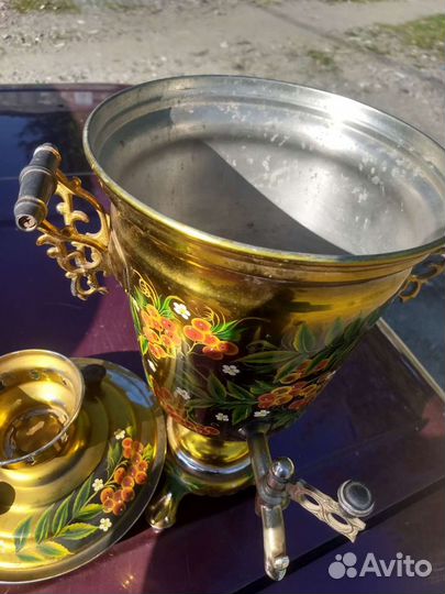 Самовар с росписью