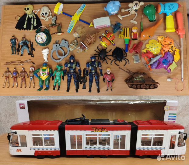 Развивающие игрушки, фигурки, солдатики, рыбы