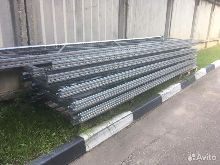 Стеллаж паллетный металлический