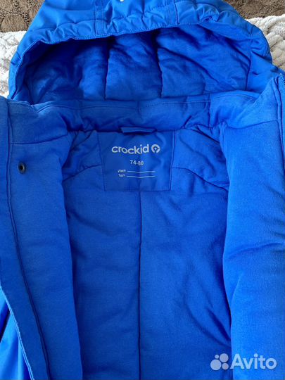 Зимний комбинезон для мальчика crockid 74 80