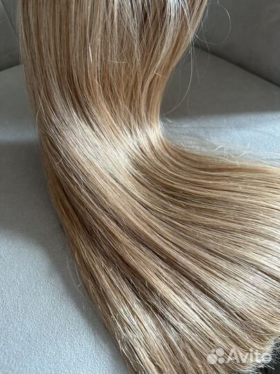 Волосы на заколках