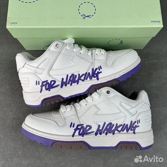 Кроссовки Off White For Walking Purple