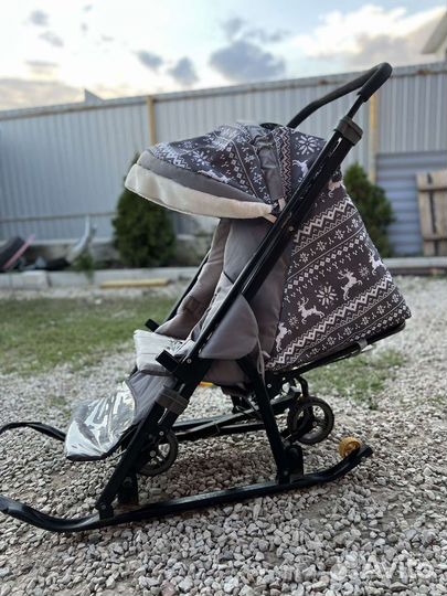 Детские санки коляска