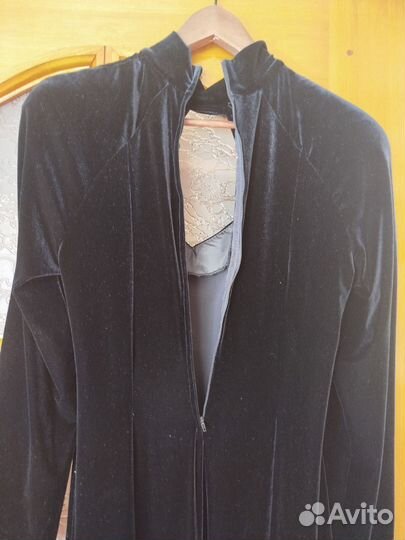 Вечернее платье бархатное размер 48 50