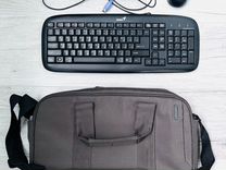 Клавиатура Genius, мышка USB, сумка для ноута