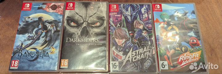 Nintendo switch игры. Bayonetta 2 Darksiders II Ri
