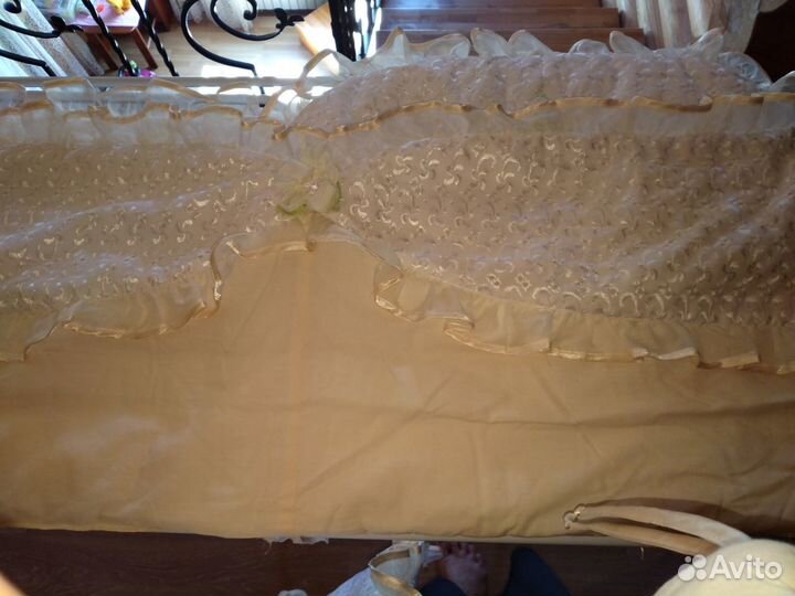 Балдахин и бортики в кроватку