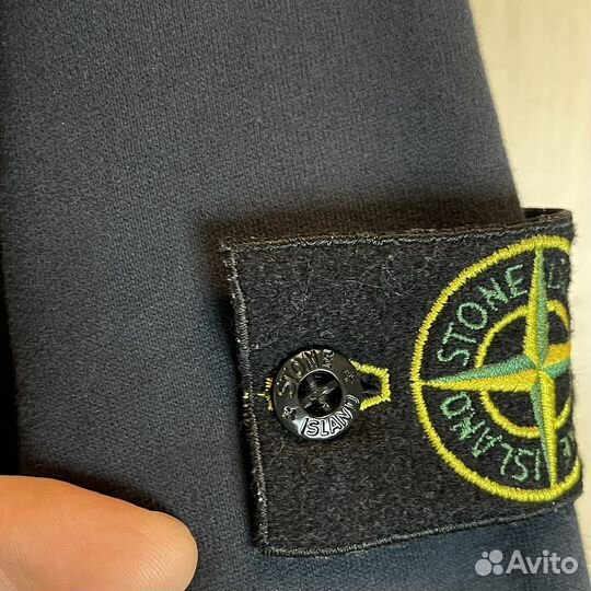 Худи толстовка Stone Island 21FW тёмно-синий L