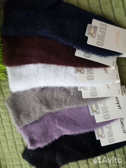 Носки и следики из шерсти норка