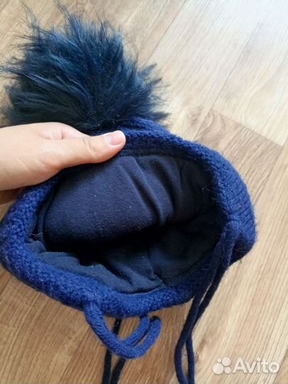 Шапка зимняя для мальчика 44-48