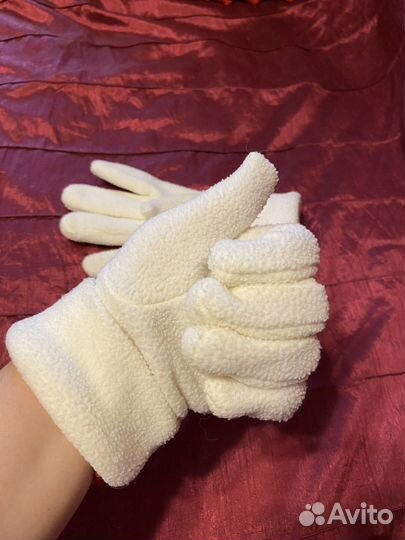 Перчатки флисовые женские