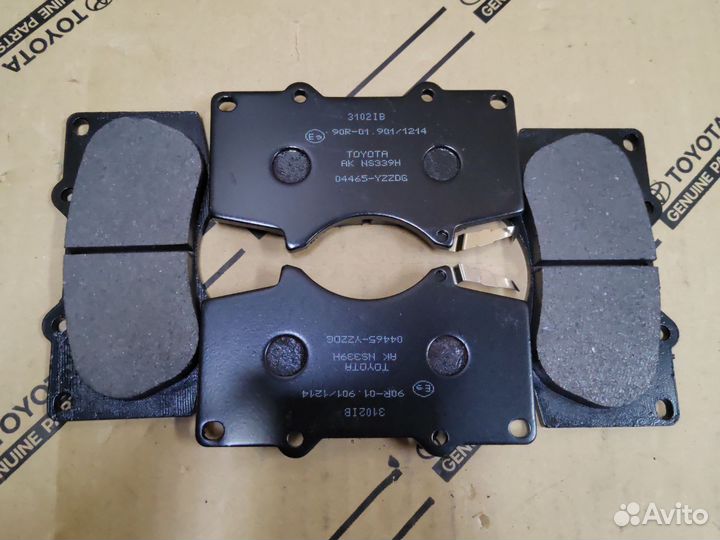 Колодки тормозные передние land cruiser prado 120