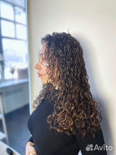 Химическая завивка /прикорневой объем/ окудрение