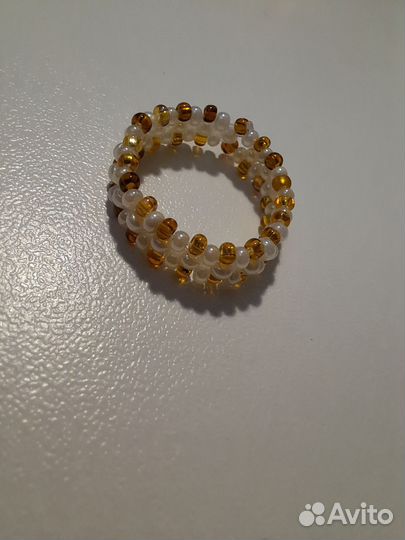 Кольцо из бисера
