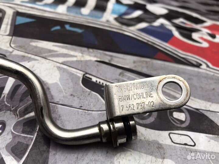 Трубка на турбину мотора n54 bmw n54b30