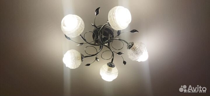 Люстра потолочная бу