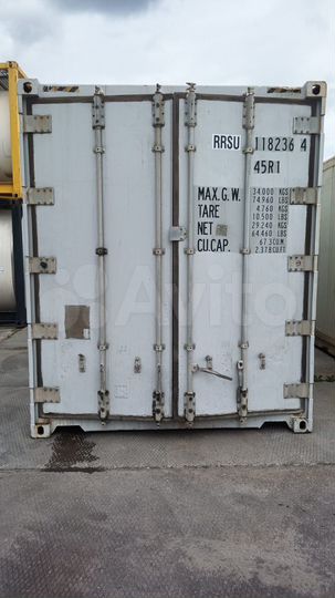 Морской 40 футовый контейнер-рефрижератор в аренду