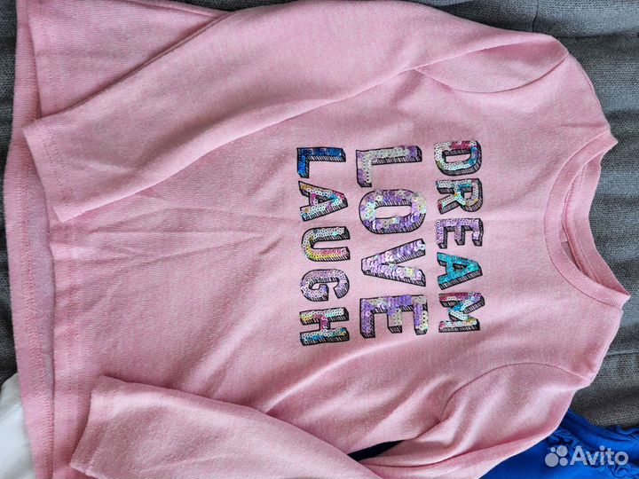 Вещи пакетом для девочки размер 128