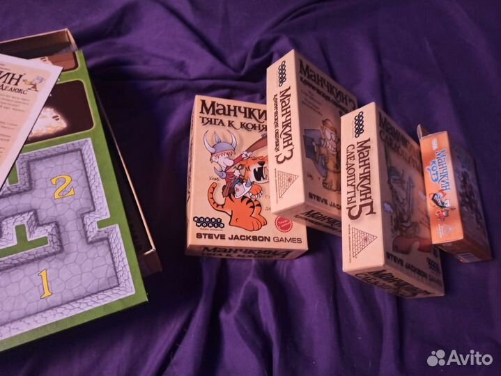 Настольная игра Манчкин Делюкс с дополнениями