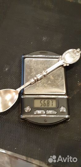 Серебряная ложка антикварная, царская, 84 пр
