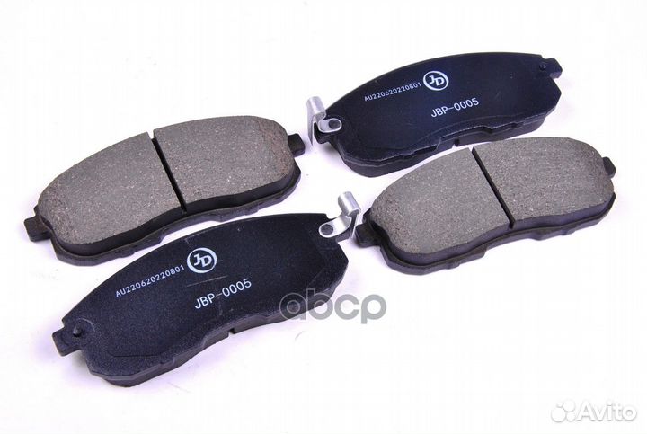Колодки тормозные, передние D1110MH JBP0005 Jus