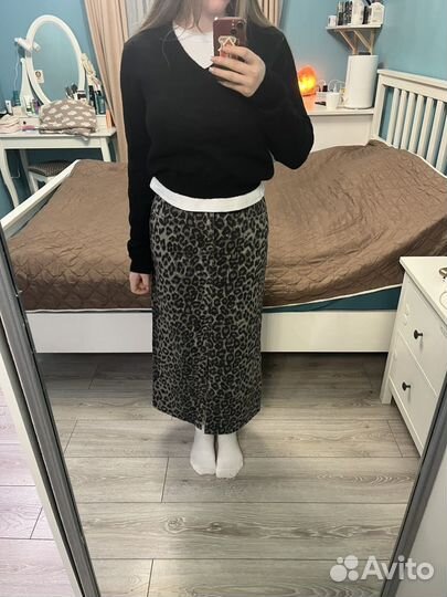 Юбка леопапд sela