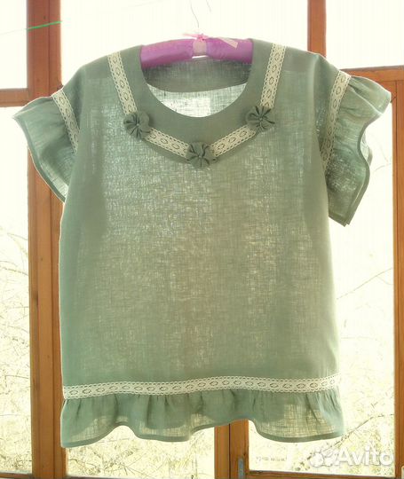 Блузка, 100 лён