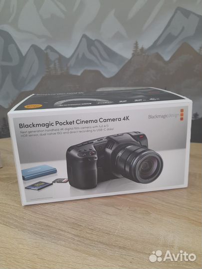 Камера Blackmagic pocket cinema camera 4k