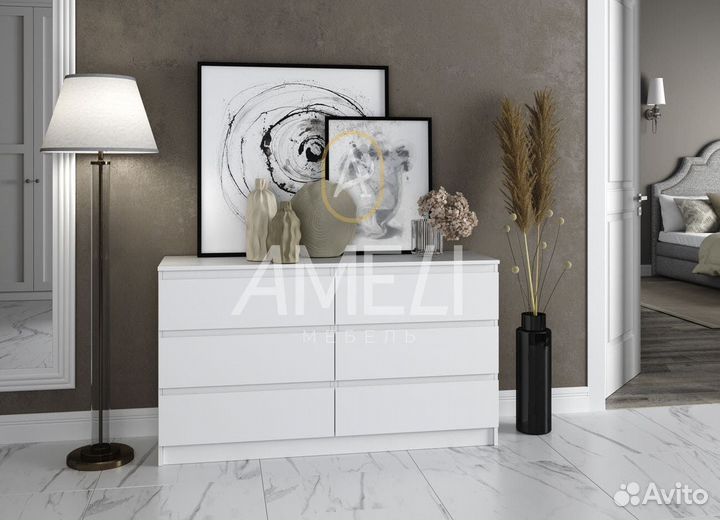 Тумба комод в спальню графит