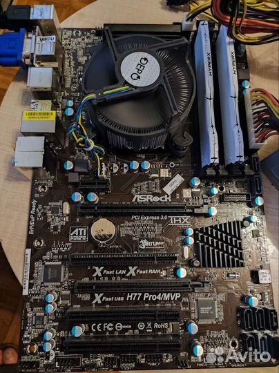 Материнская плата 1155 ASRock H77Pro4